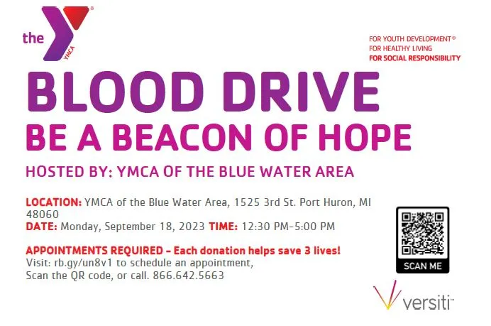 September 18th Blood Drive